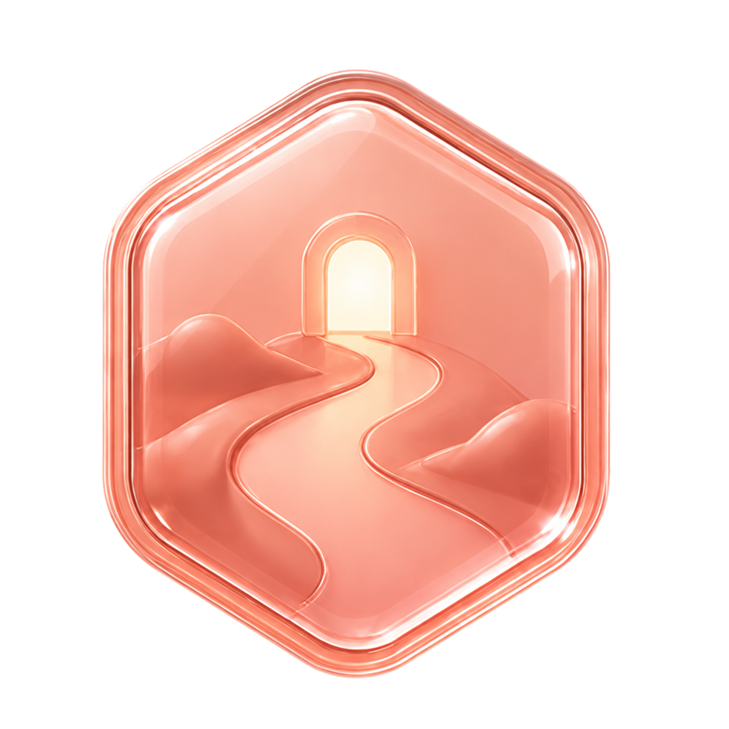 Curious chapter badge